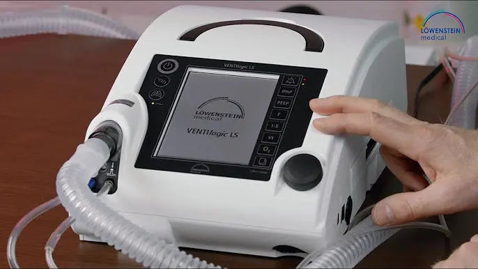 Portable Ventilogiq LS ventilator with display