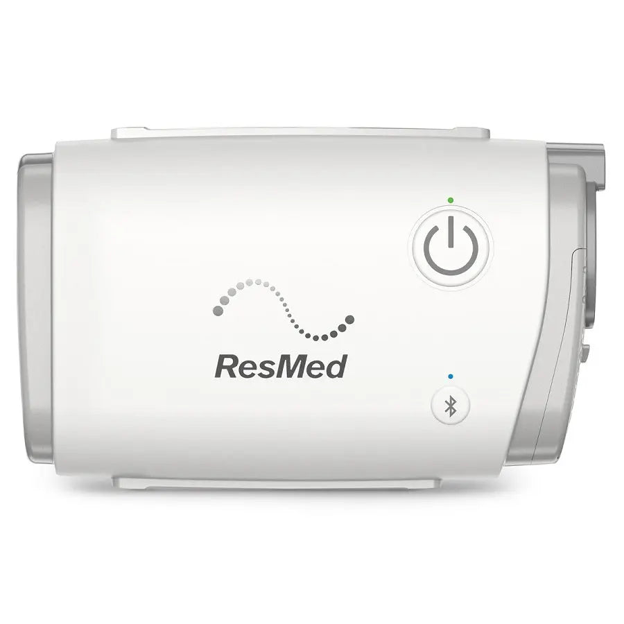New ResMed AirMini AutoSet Travel CPAP on a white background