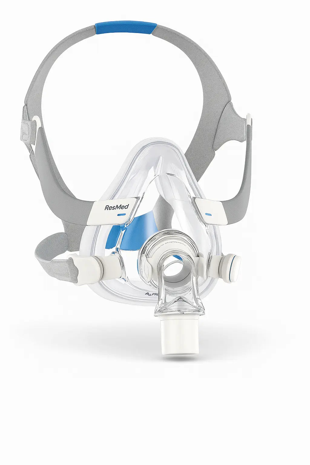 ResMed full-face mask on a white background