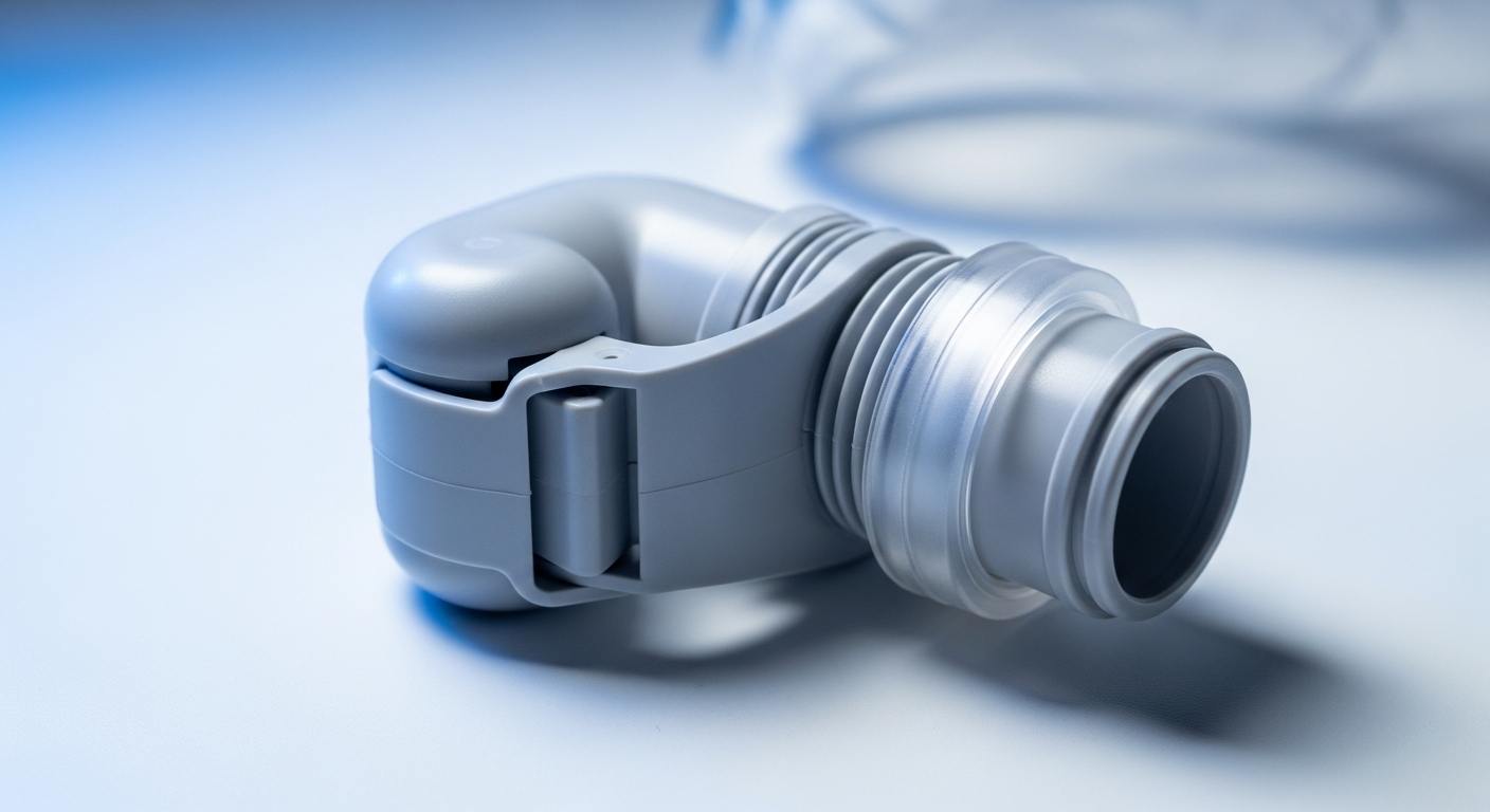 Poor CPAP Data Checklist: 6 Signs New Mask Connectors Could Help - CPAP mask connectors, elbow connectors, nasal mask parts