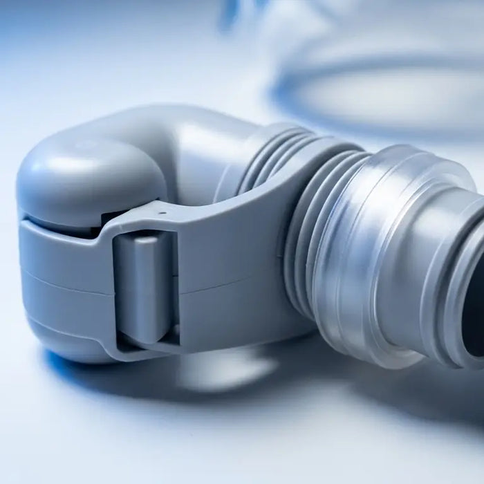 Poor CPAP Data Checklist: 6 Signs New Mask Connectors Could Help - CPAP mask connectors, elbow connectors, nasal mask parts