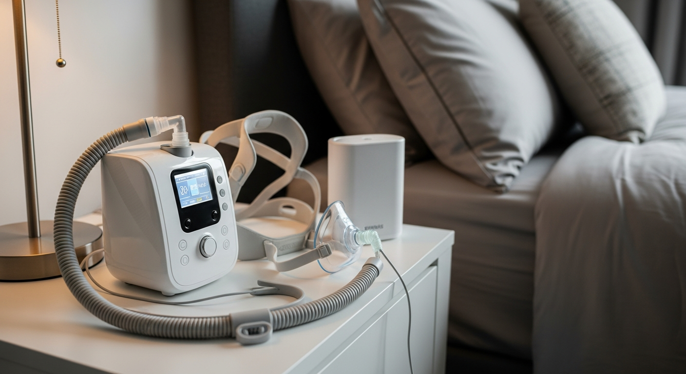CPAP Setups by Age: The Comfort Essentials You Need in Your 60s - CPAP hose holder, CPAP tubing support, bedside CPAP stand
