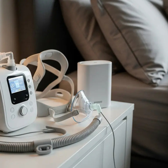 CPAP Setups by Age: The Comfort Essentials You Need in Your 60s - CPAP hose holder, CPAP tubing support, bedside CPAP stand