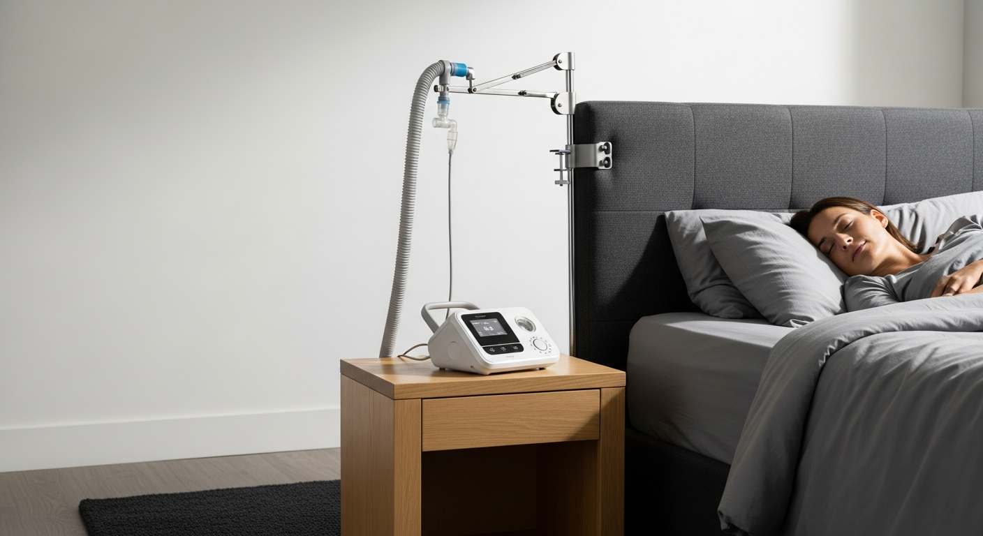 CPAP Sleep Sanctuary Combinations: What Prevents Hose Drag (And What Doesn't) - CPAP hose holder, CPAP tubing management, sleep apnea comfort
