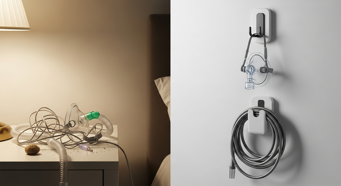 5 CPAP Storage Mistakes That Ruin Your Sleep Quality - CPAP hose drag, morning headaches, CPAP mask contamination