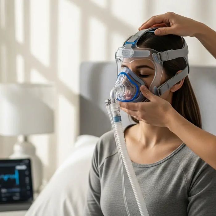 Full Face CPAP Mask Guide: How Caregivers Improve Therapy Success by 45% - Full Face CPAP Mask, Sleep apnea therapy, Caregiver monitoring