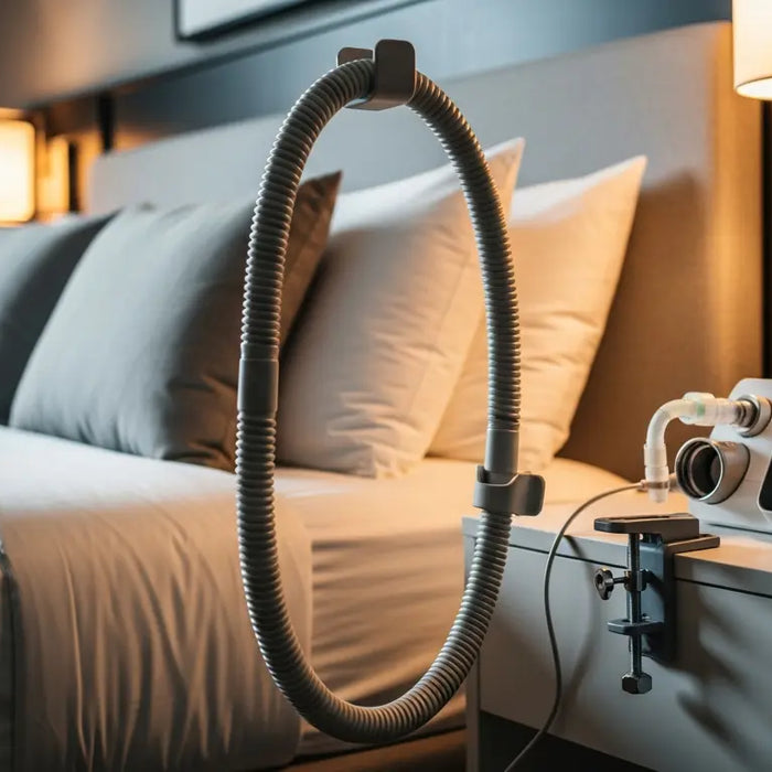 How to Optimize CPAP Setup: The Configuration for Better Sleep Scores in 2026 - CPAP hose holder, CPAP tubing support, sleep apnea therapy