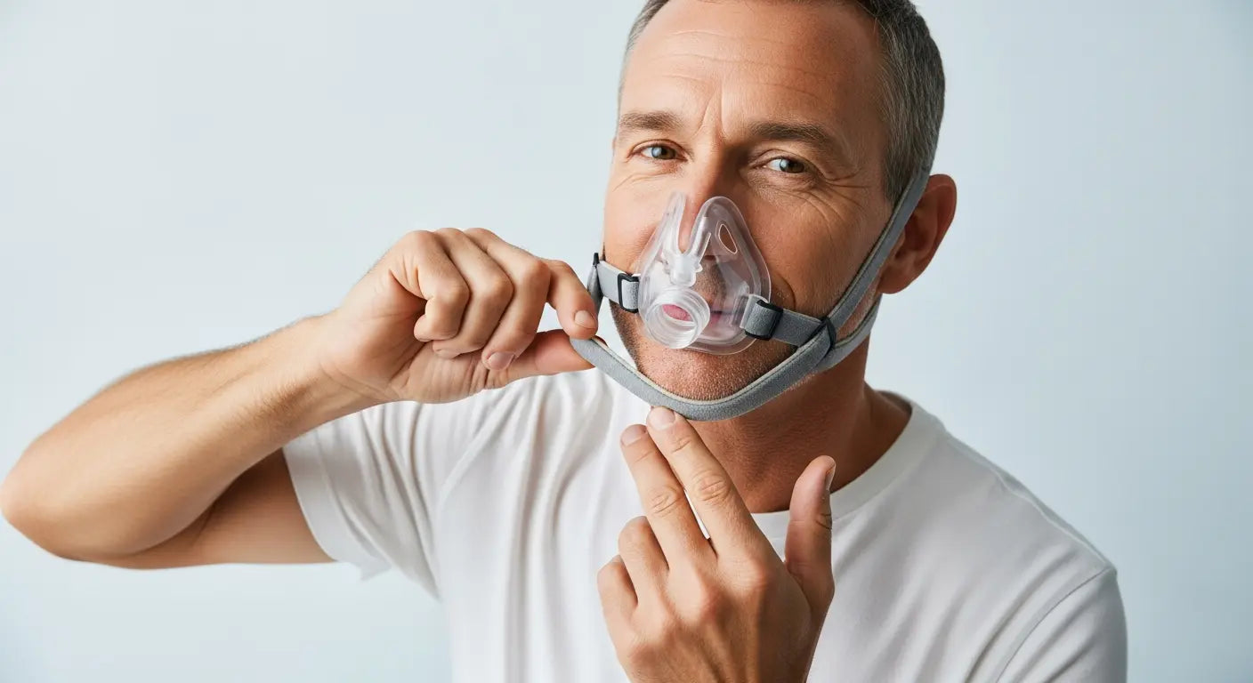 Optimizing CPAP Therapy: Expert Guide to Chin Straps and Mouth Leaks - CPAP therapy, sleep apnea treatment, nasal pillow masks