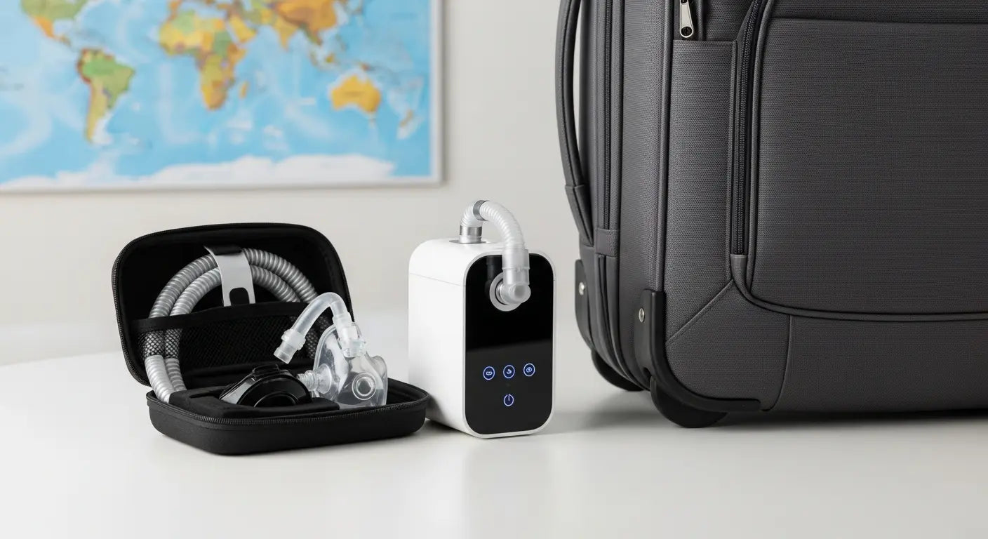 Portable CPAP Travel Secrets: How to Stay 100% Safe on Your 2026 Trips - travel CPAP machine, portable CPAP, sleep apnea therapy
