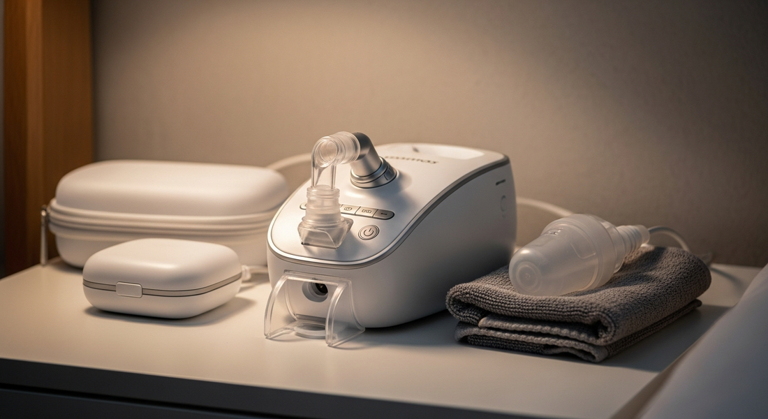 Stop CPAP Gurgling and Lighten Your Travel Bag - CPAP rainout, water in CPAP hose, ResMed AirSense 11 travel