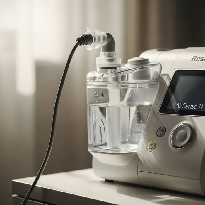 Tired of CPAP Dry Mouth? Fix Your AirSense 11 Humidification - dry mouth CPAP, AirSense 11 water chamber, Ref 39101