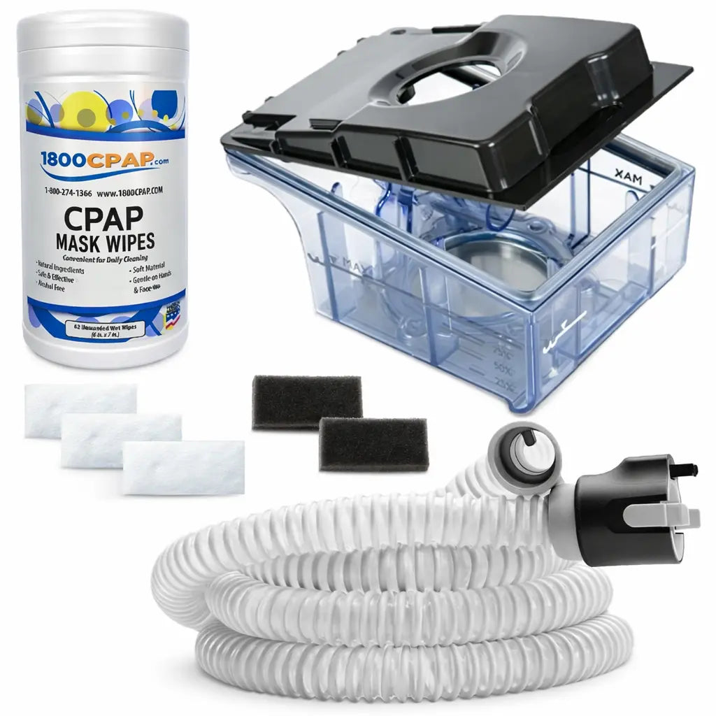 BMC CPAP masks including full face and nasal styles on a transparent background