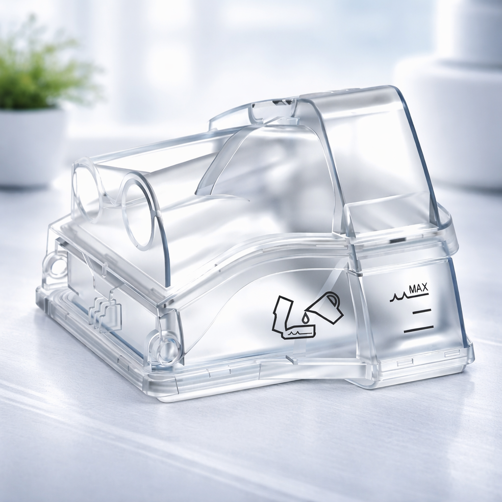 Replacement CPAP water chambers and humidifier tanks for major brands