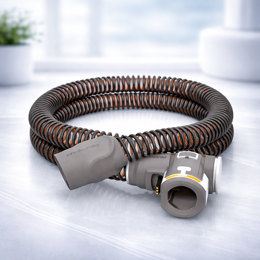 CPAP tubing and hoses including standard and heated options