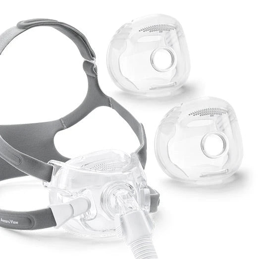 CPAP accessories including tubing, filters, humidifiers, and cleaning supplies