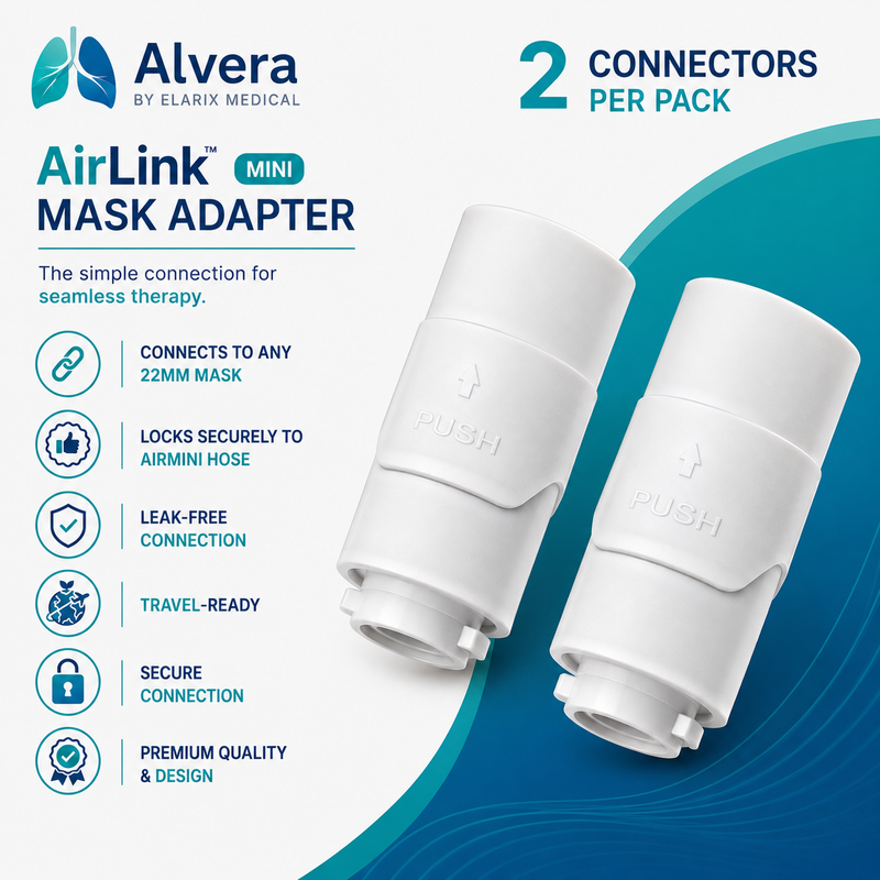 Alvera AirLink Mini Mask Adapter Twin Pack