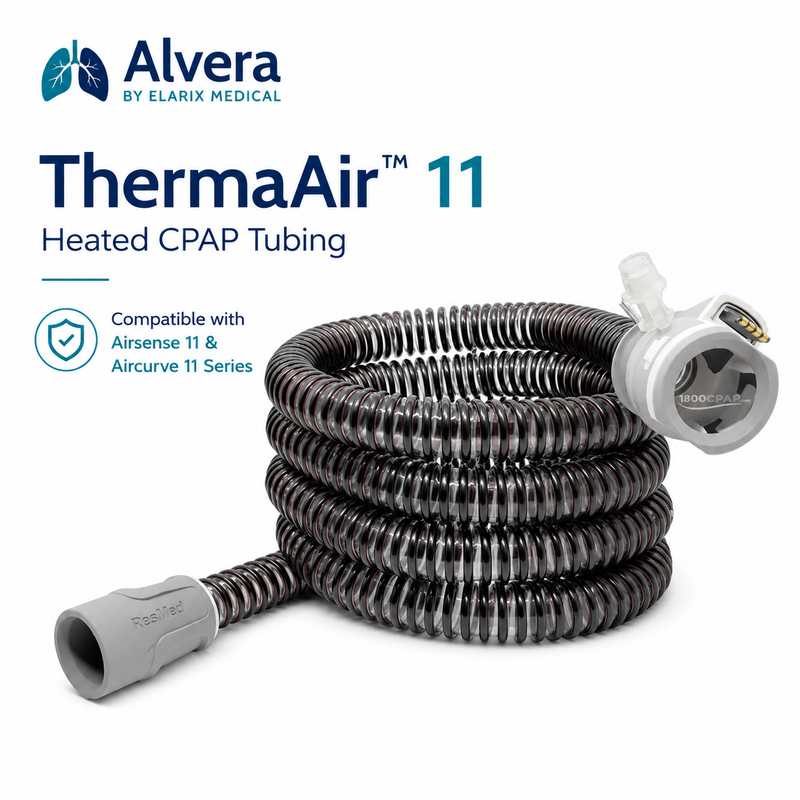 Alvera ThermaAir™ 11 Heated CPAP Tubing heated CPAP tubing CPAP