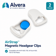 ALVERA AirStrap™ Magnetic Headgear Clips - 2 Pieces - CPAPSupply UK