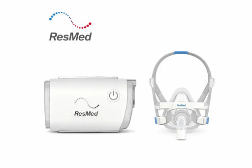 ResMed AirMini Auto Travel CPAP Machine Bundle with AirFit F40 Full Face CPAP Mask SelfiMed UK