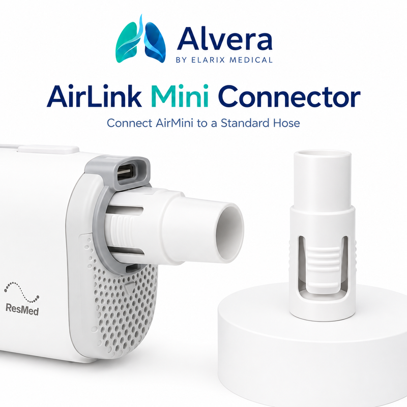 Alvera AirLink Mini Connector for AirMini Travel CPAP Machines Single