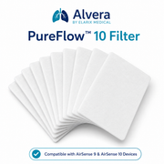 ALVERA PureFlow 10 Filter Compatible with AirSense 9 & AirSense 10 Devices