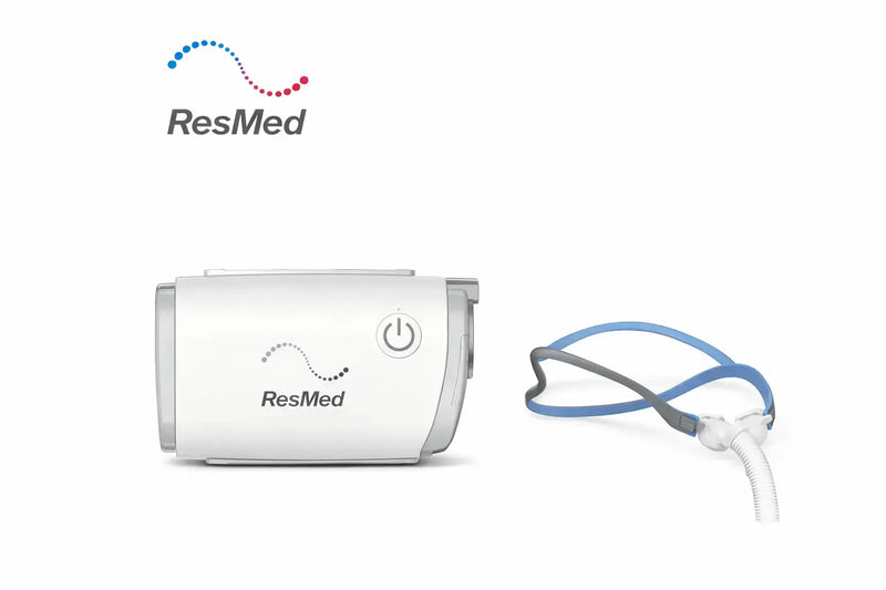 ResMed AirMini Auto Travel CPAP Machine Bundle with Airfit P10 Nasal Pillows ResMed