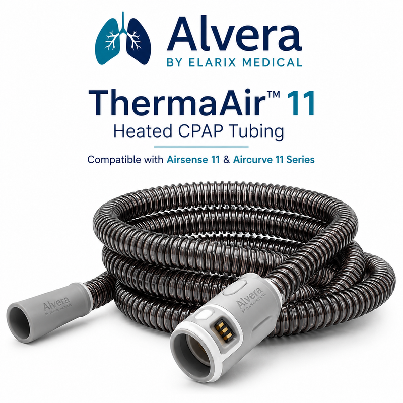 Alvera ThermaAir™ 11 Heated CPAP Tubing heated CPAP tubing CPAP
