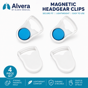ALVERA AirStrap™ Magnetic Headgear Clips - 4 Pieces - CPAPSupply UK