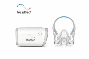 ResMed AirMini Auto Travel CPAP Machine Bundle with AirFit F20 Full Face CPAP Mask SelfiMed UK