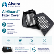 ALVERA AirGuard™ Filter Cover Compatible with AirSense 10 Devices CPAP Machine Filter Cover SelfiMed UK
