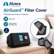 ALVERA AirGuard™ Filter Cover Compatible with AirSense 10 Devices CPAP Machine Filter Cover SelfiMed UK