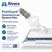 ALVERA PureGuard™ Universal In-Line Bacteria Filter for CPAP & BiPAP Machines CPAPSupply UK