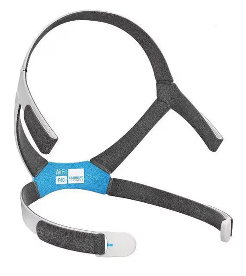 ResMed AirFit F40 Headgear with Magnetic Clips cpap mask headgear magnetic clips SelfiMed UK