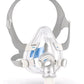 ResMed CPAP mask on a white background