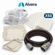 Alvera AirSense 10 Replacement Kit – AquaPure 10 Water Chamber, ThermaAir 10 Heated Tube, Beige AirGuard CPAP Supply UK