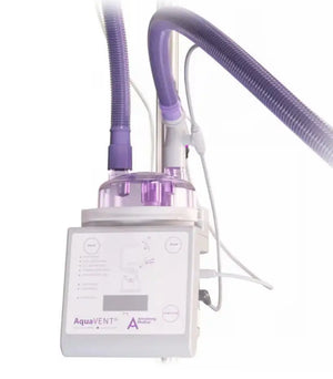 AquaVENT device with hoses on a white background