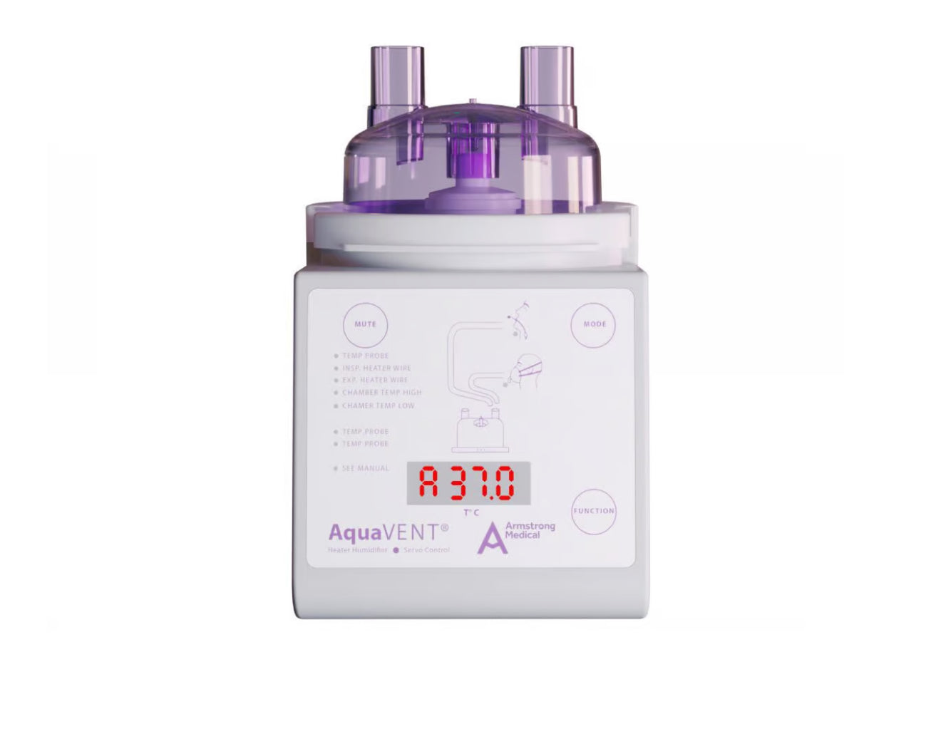 Armstrong Medical AquaVENT AMHH2600A EU Heater Humidifier front view