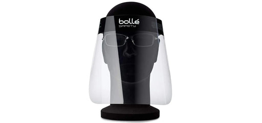 Bolle eyeglasses on a mannequin head with a white background