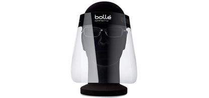 Bolle eyeglasses on a mannequin head with a white background