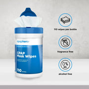 cpaphero Mask Wipes (110 count) cpap mask wipes CPAP Supply UK