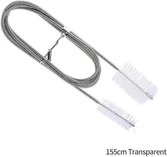 CPAP tube cleaning brush for standard and slim hoses