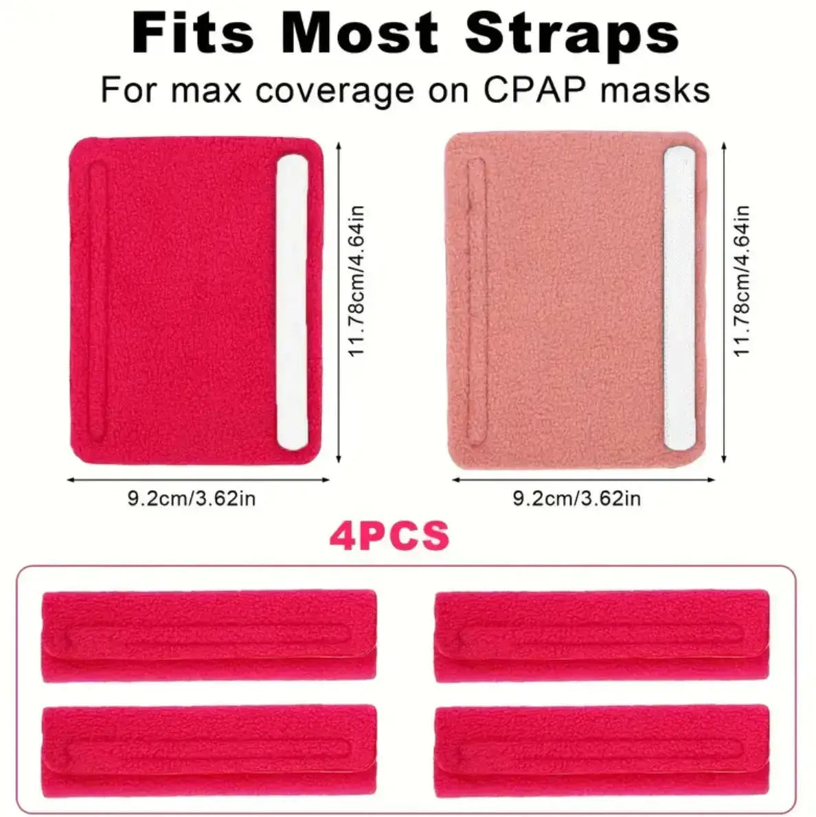 Comfort CPAP Mask Covers with Face Cushion Pads - 6pcs Elarix Medical