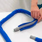 Comfortable insulated fabric cover for CPAP tubing