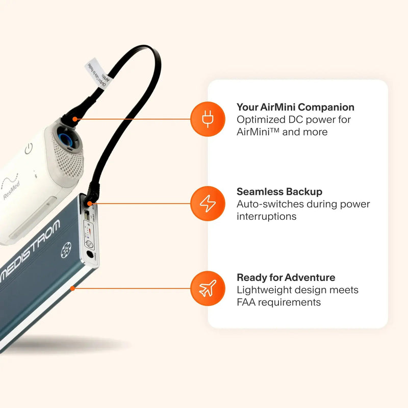 Medistrom Pilot-24 Lite CPAP Backup Battery cpap backup battery CPAP