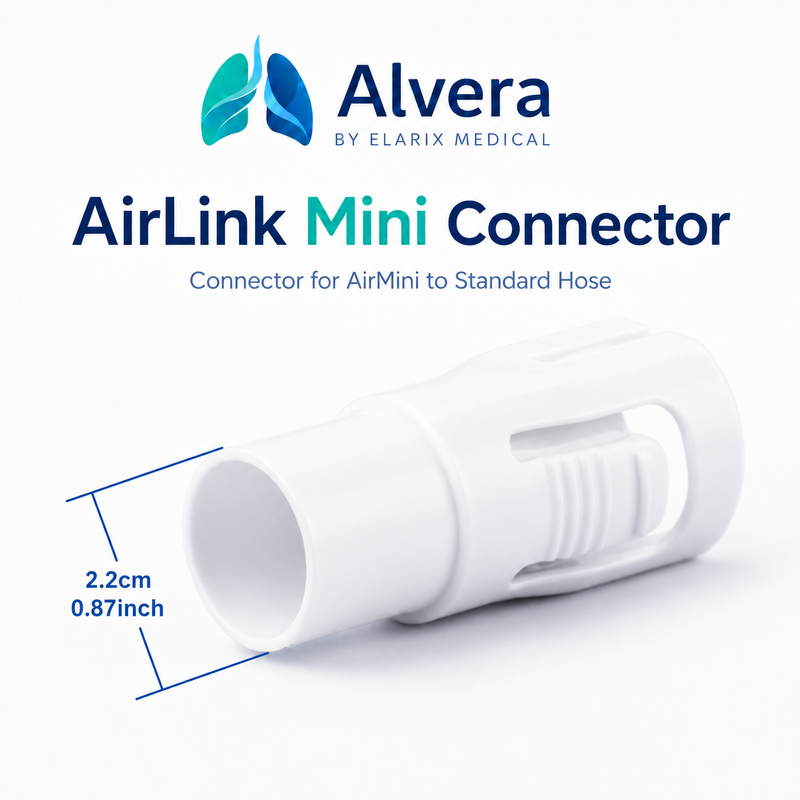Alvera AirLink Mini Connector for AirMini Travel CPAP Machines Single