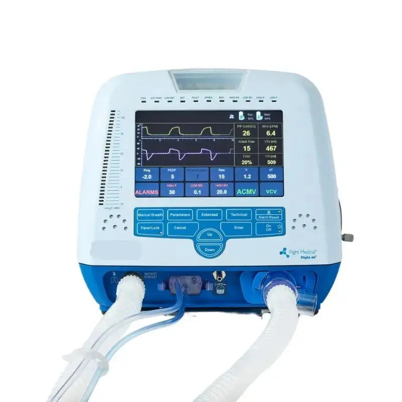 Flight Medical Flight 60 Emergency Transport Ventilator with Tubing & Accessories Flight Medical