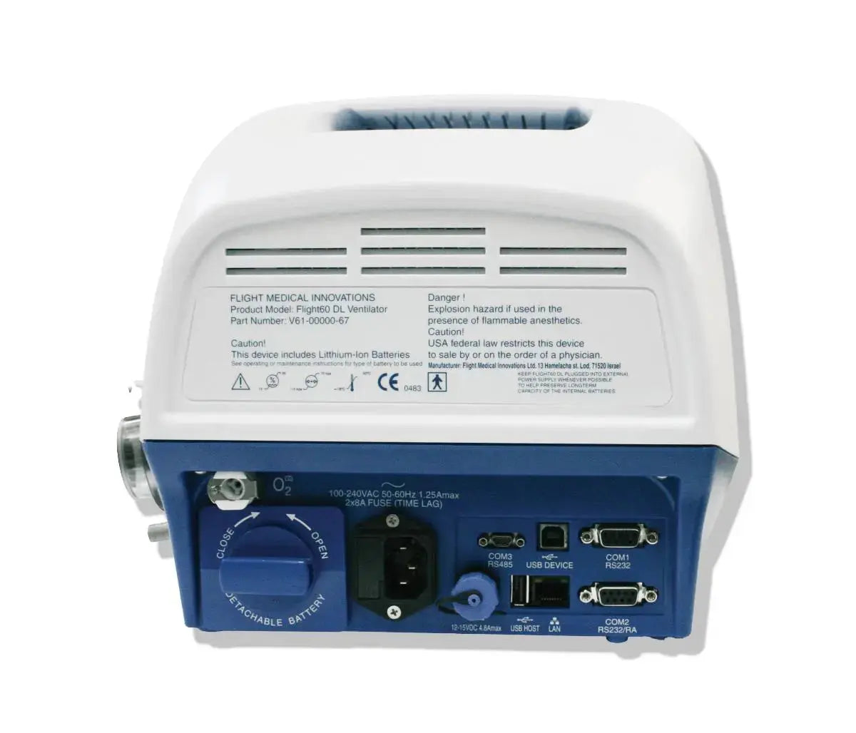 Flight Medical Flight 60 touchscreen Back view