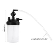 Oxygen Bubbler Bottle Humidity Humidifier Water Bottle & Tubing