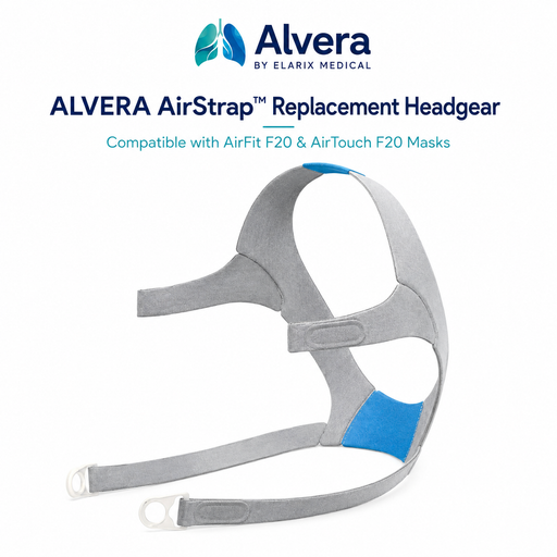 ALVERA AirStrap™ Replacement Headgear Compatible with AirFit F20