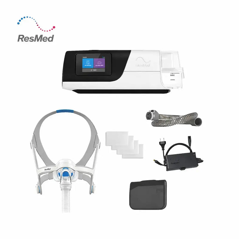 Resmed AirSense 11 AutoSet CPAP Machine - Complete Bundle Package with Airfit N20 Nasal CPAP Mask ResMed